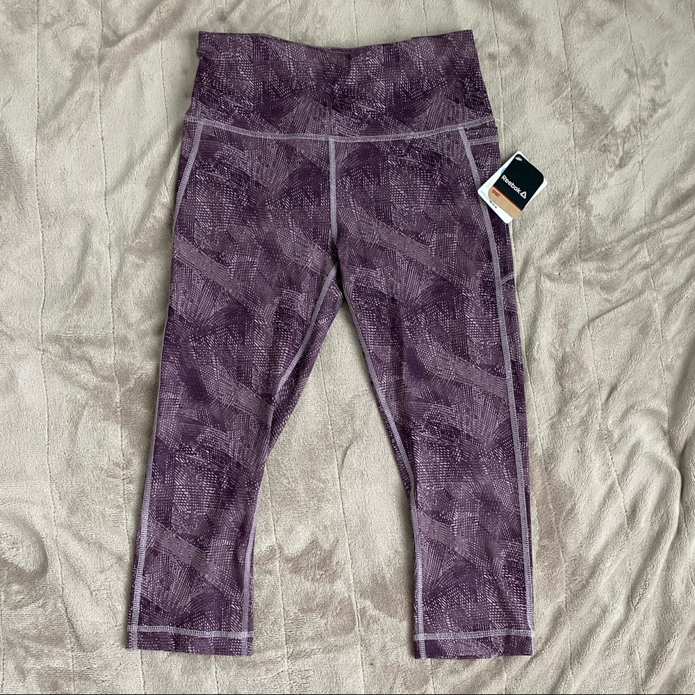 Cropped Reebok Athletic Leggings